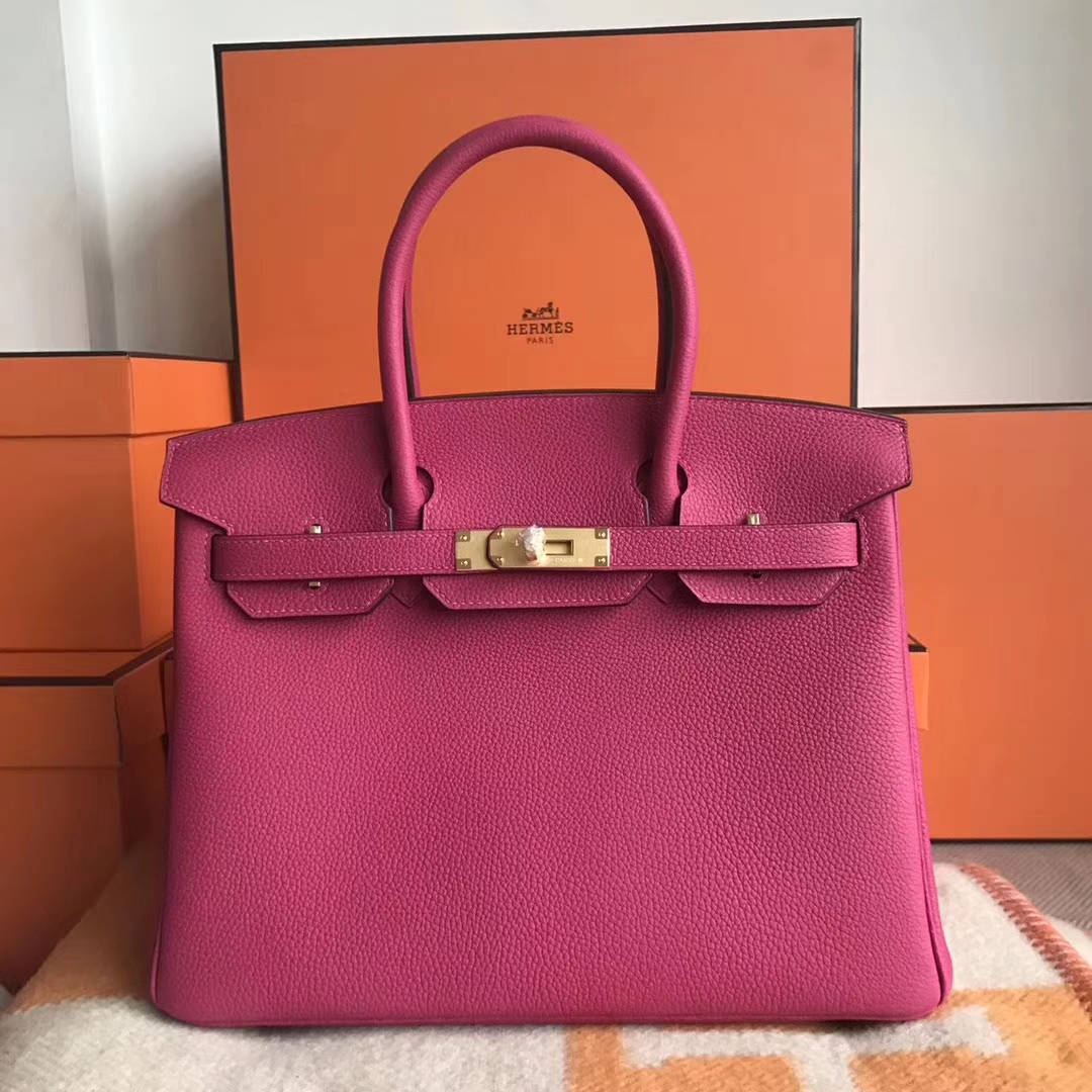 エルメスバッグ公式サイトエルメス3Lエクストリームパープルオリジナルトーゴ牛革Birkin30プラチナバッグゴールドバックル