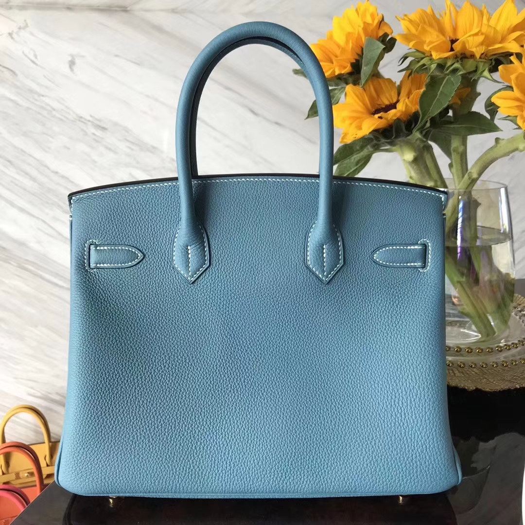 エルメスバッグ公式サイトエルメスCK75デニムブルートーゴ牛革Birkin30プラチナバックル