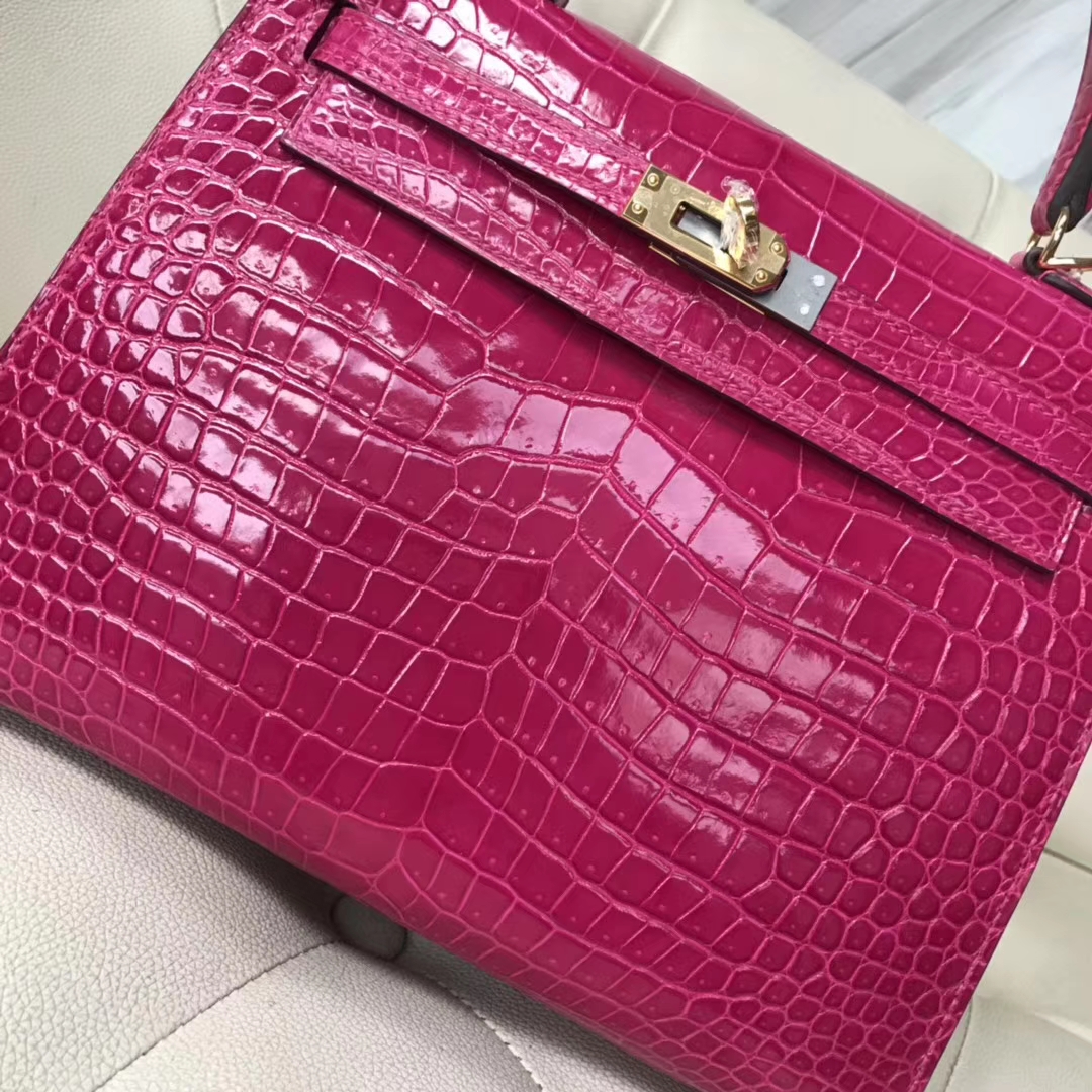 エルメスケリーバッグ価格エルメスケリー25CMJ5アラビアンナイトピンクパープルシャイニークロコダイルレザーゴールドバックル