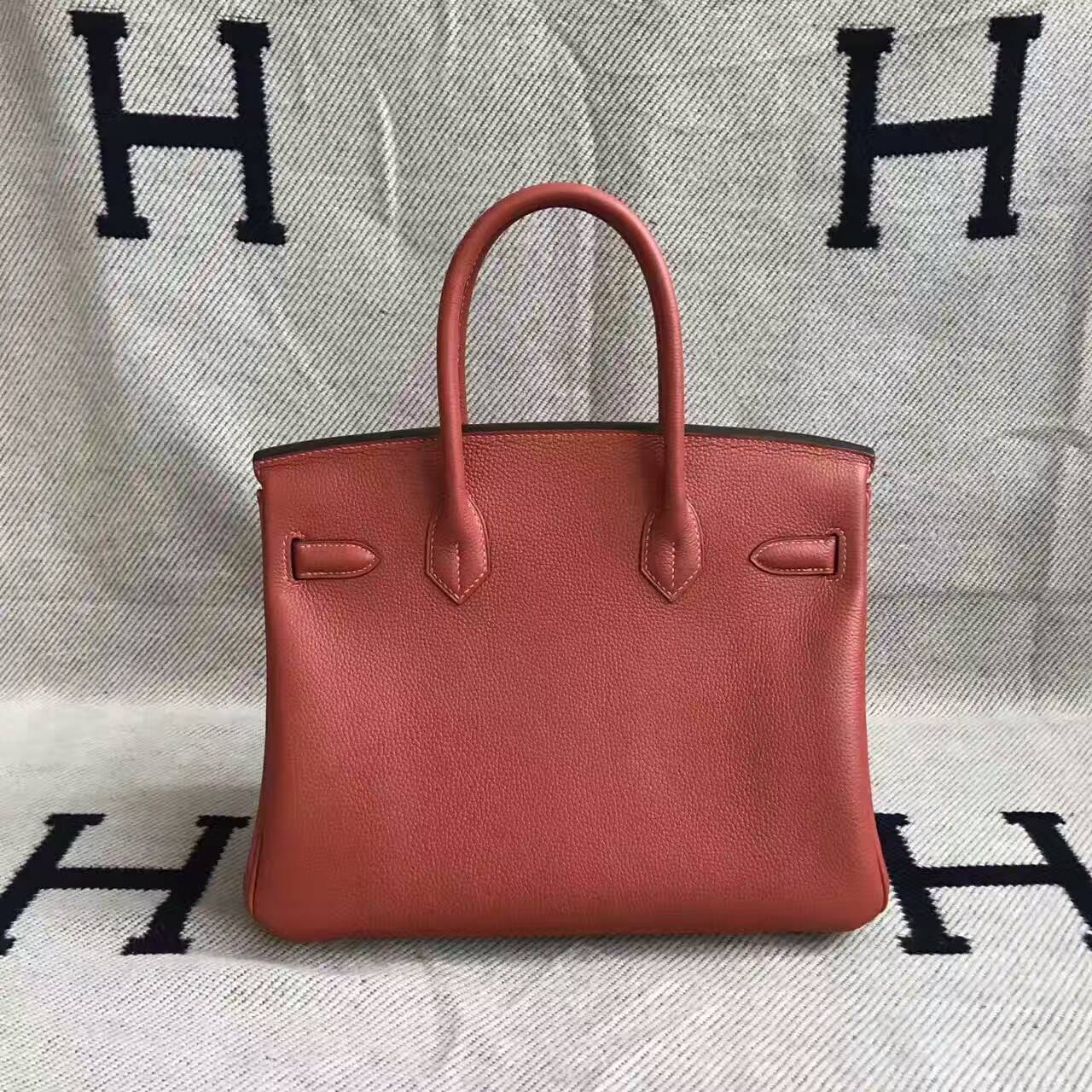 エルメスレディースバッグ価格エルメスプラチナバッグ6CブロンズトーゴカーフレザーBirkin30cm