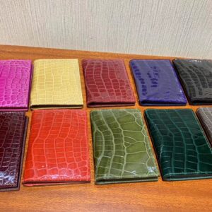 財布・小物展示｜エルメスウォレットエルメスオリジナル光沢クロコダイルレザーニューカードウォレットウォレットマルチカラー