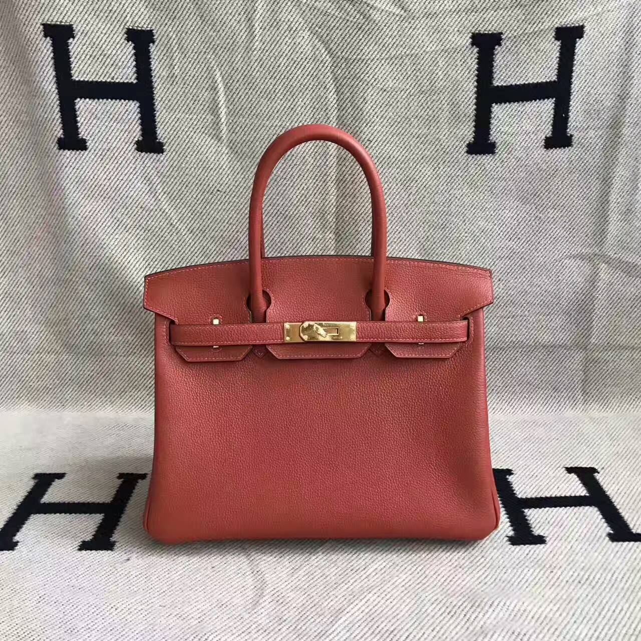 エルメスレディースバッグ価格エルメスプラチナバッグ6CブロンズトーゴカーフレザーBirkin30cm