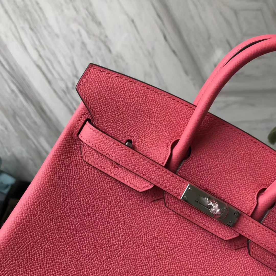 エルメスバッグ公式サイトエルメス8WリップスティックパウダーオリジナルエプソムレザーBirkin25プラチナバッグシルバーバックル