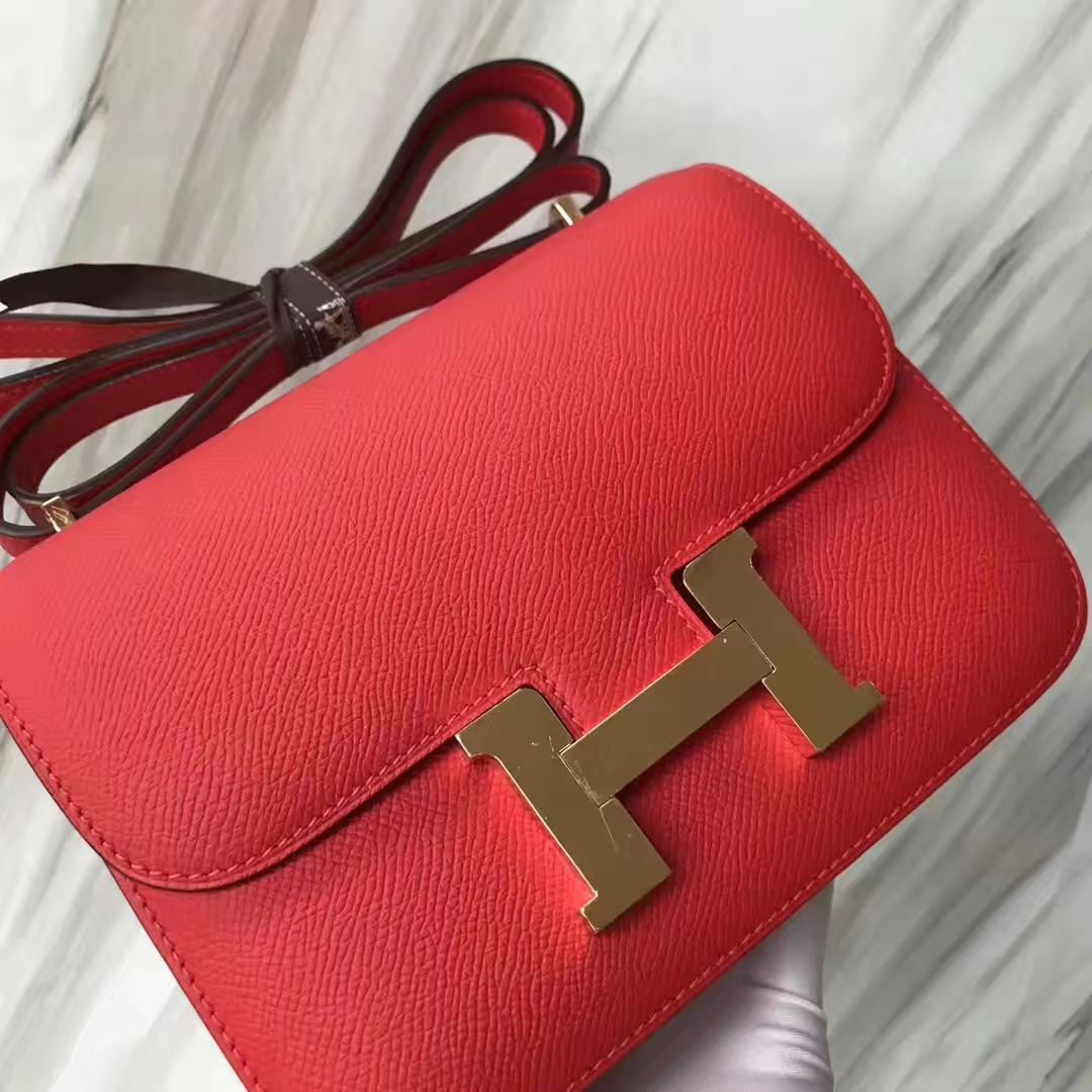 スポットエルメススチュワーデスバッグエルメスオリジナルパームレザーコンスタンス18CMコンスタンスバッグS3ハートレッドゴールドバックル-hermes.earth スポットエルメススチュワーデスバッグエルメスオリジナルパームレザーコンスタンス18CMコンスタンスバッグS3ハートレッドゴールドバックル