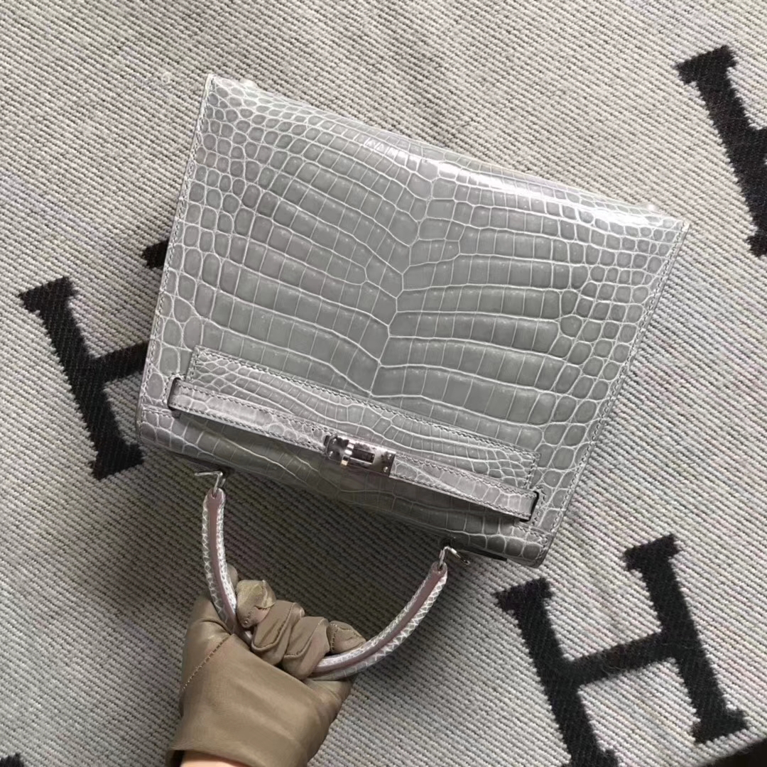 エルメステケリー25CMエルメスターコイズグレーシャイニーナイルクロコダイルレザーケリーバッグケリーウィメンズバッグシルバーバックル-hermes.earth エルメステケリー25CMエルメスターコイズグレーシャイニーナイルクロコダイルレザーケリーバッグケリーウィメンズバッグシルバーバックル