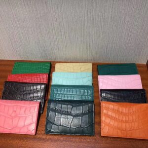 財布・小物展示｜エルメスマルチカラーマットクロコダイルレザーニューカードウォレットウォレットユニセックス