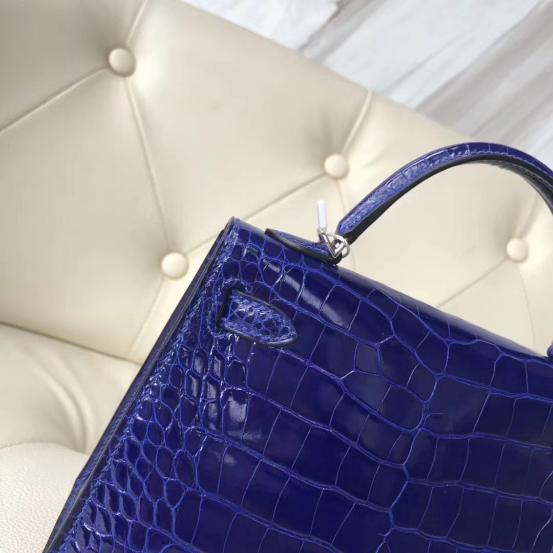 エルメスミニケリー-2エルメス7Tエレクトリックブルーシャイニークロコダイルレザーミニケリーバッグ2世代シルバーバックル-hermes.earth エルメスミニケリー-2エルメス7Tエレクトリックブルーシャイニークロコダイルレザーミニケリーバッグ2世代シルバーバックル