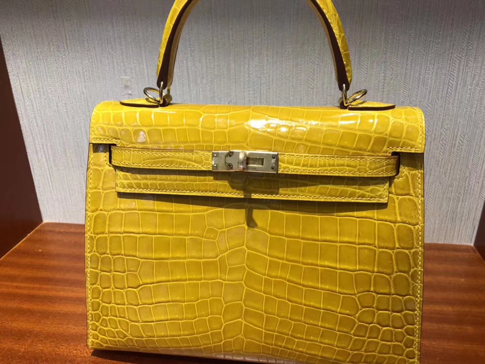 エルメスケリー25CMエルメス9Dアンバーイエローシャイニークロコダイルレザーケリーバッグゴールドバックル-hermes.earth エルメスケリー25CMエルメス9Dアンバーイエローシャイニークロコダイルレザーケリーバッグゴールドバックル