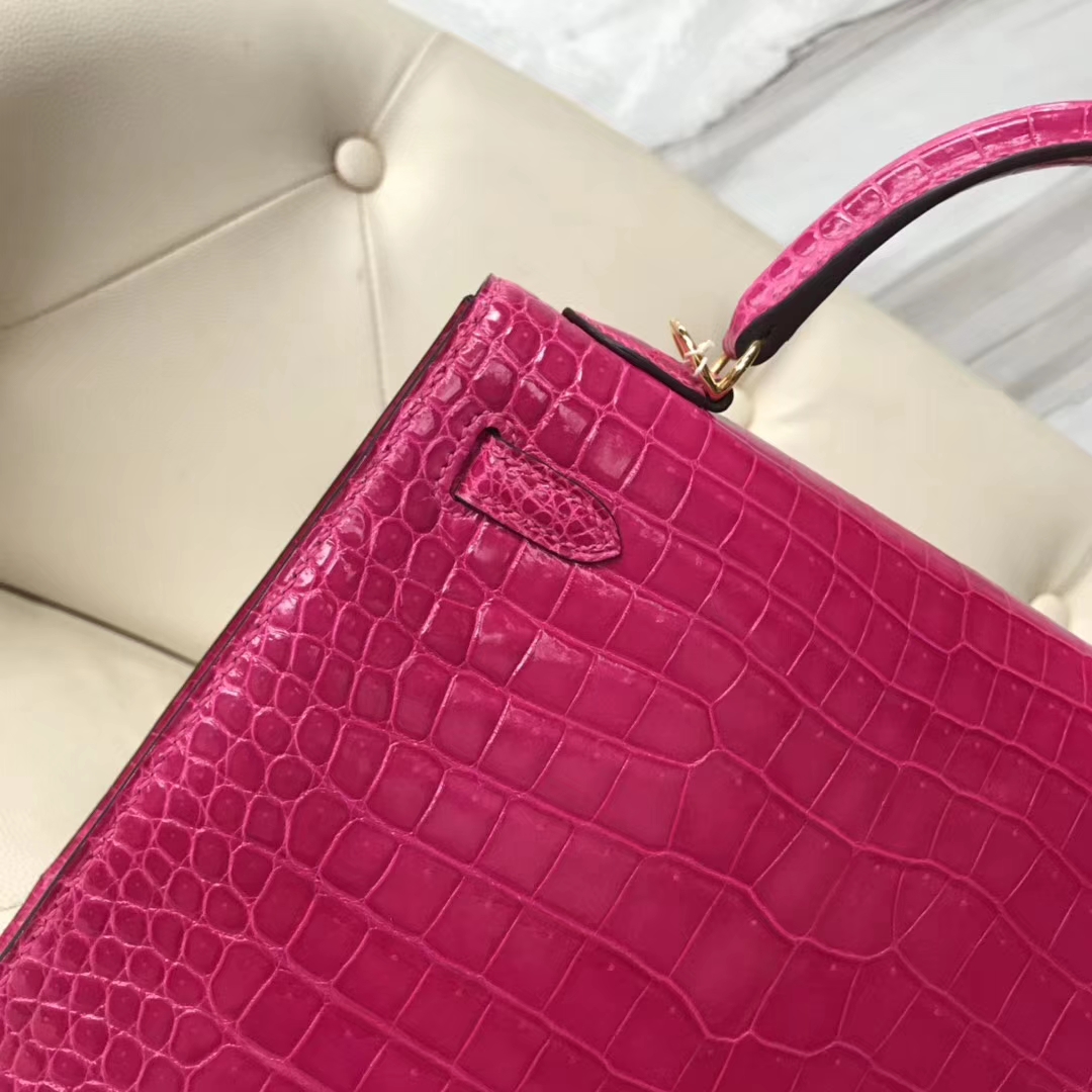 エルメスケリーバッグ価格エルメスケリー25CMJ5アラビアンナイトピンクパープルシャイニークロコダイルレザーゴールドバックル