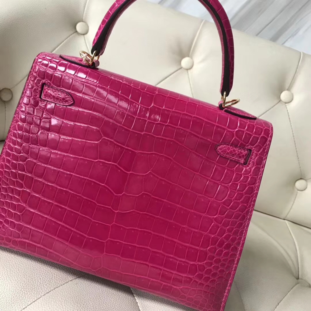 エルメスケリーバッグ価格エルメスケリー25CMJ5アラビアンナイトピンクパープルシャイニークロコダイルレザーゴールドバックル