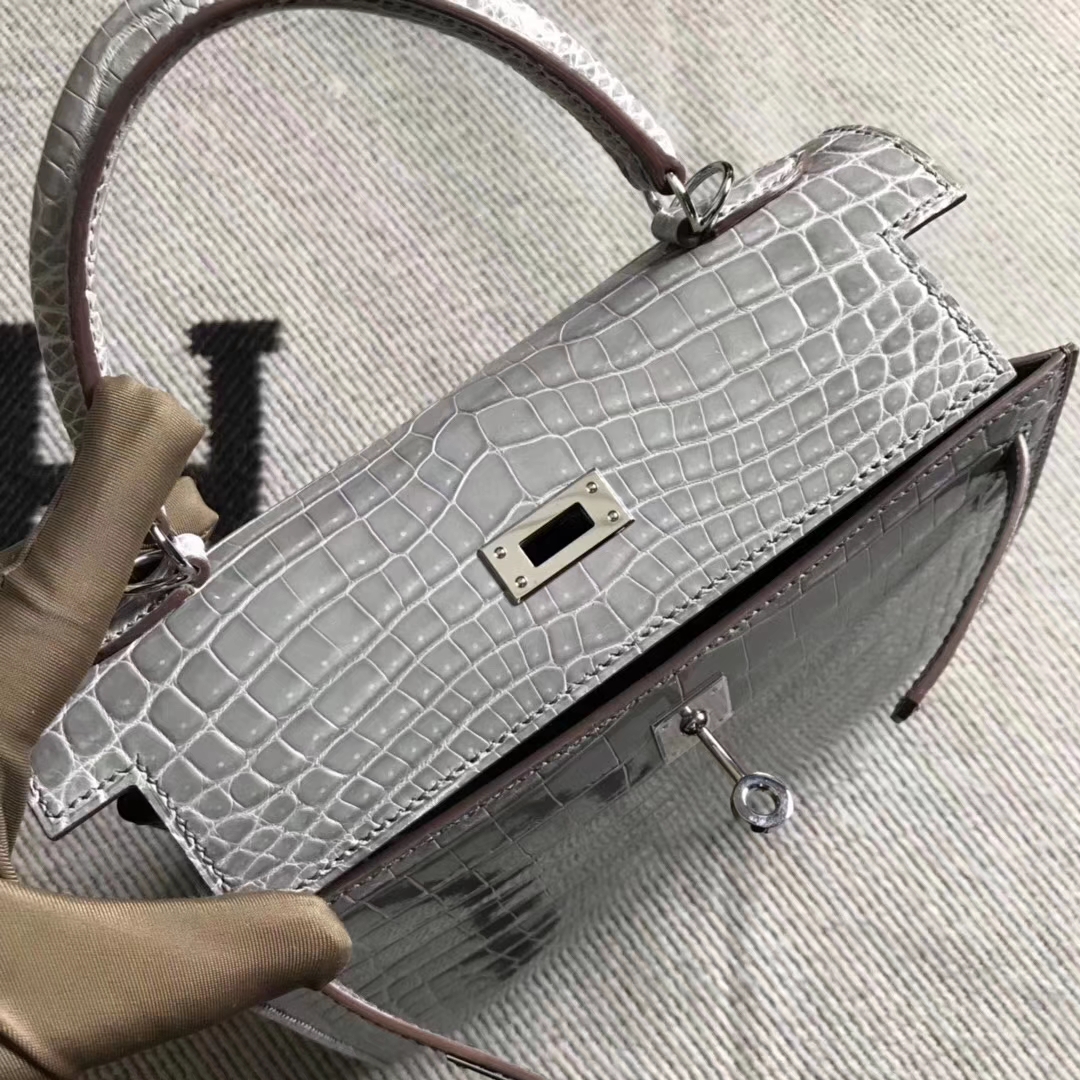 エルメステケリー25CMエルメスターコイズグレーシャイニーナイルクロコダイルレザーケリーバッグケリーウィメンズバッグシルバーバックル-hermes.earth エルメステケリー25CMエルメスターコイズグレーシャイニーナイルクロコダイルレザーケリーバッグケリーウィメンズバッグシルバーバックル