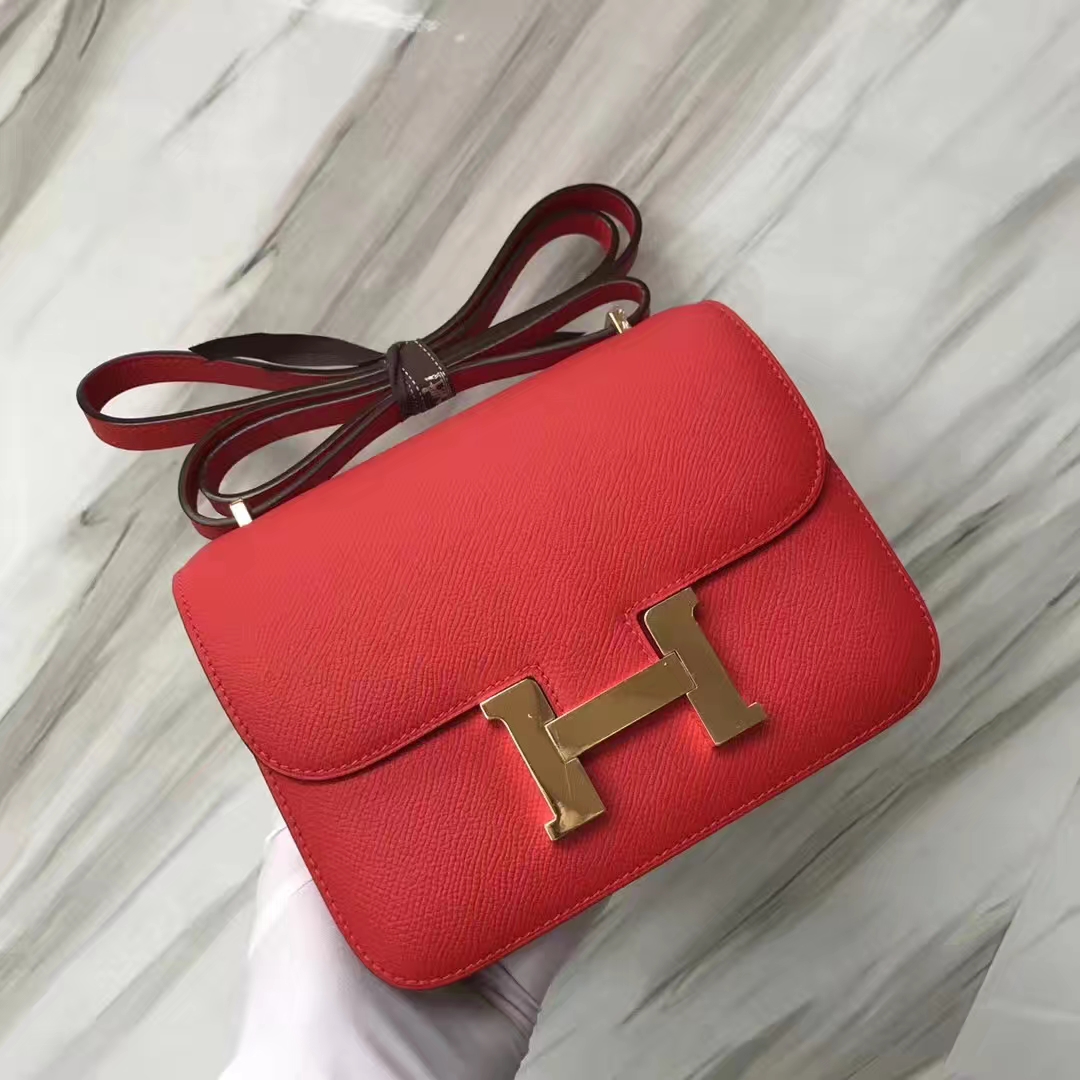 スポットエルメススチュワーデスバッグエルメスオリジナルパームレザーコンスタンス18CMコンスタンスバッグS3ハートレッドゴールドバックル-hermes.earth スポットエルメススチュワーデスバッグエルメスオリジナルパームレザーコンスタンス18CMコンスタンスバッグS3ハートレッドゴールドバックル